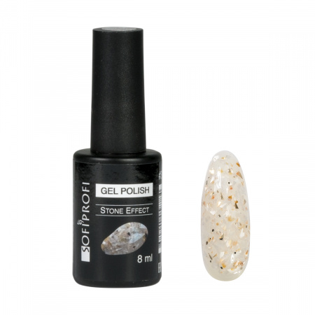 Гель-лак для ногтей с блестками Stone Effect Sofiprofi Stone Effect, 8 мл